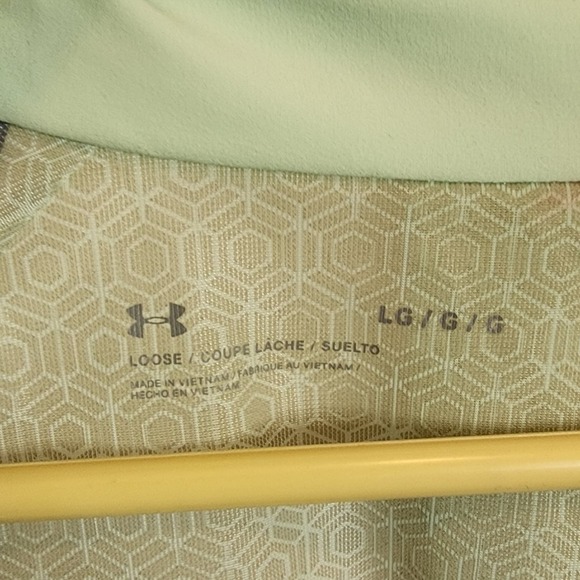 Under Armour Recover woven color block jacket, green and white, Large - Picture 9 of 11